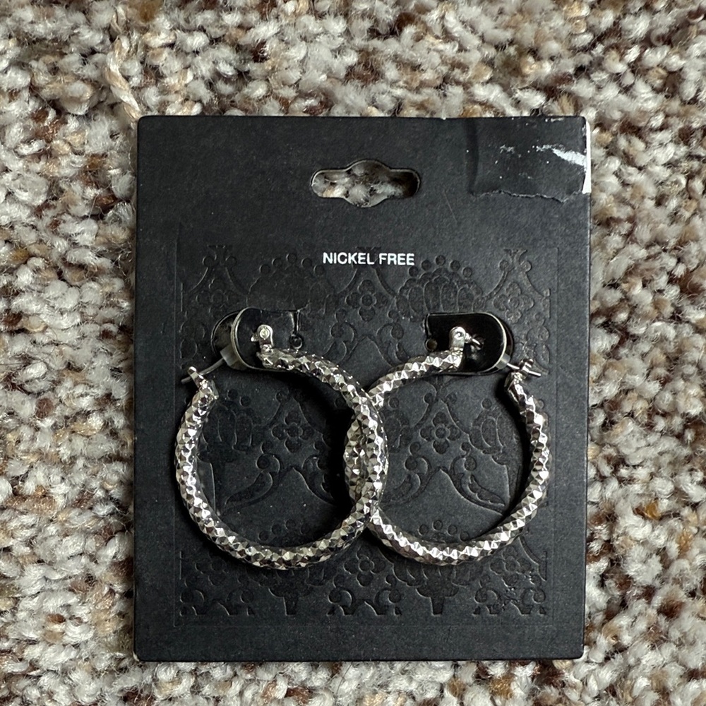 Elegant Silver Hoop Earrings